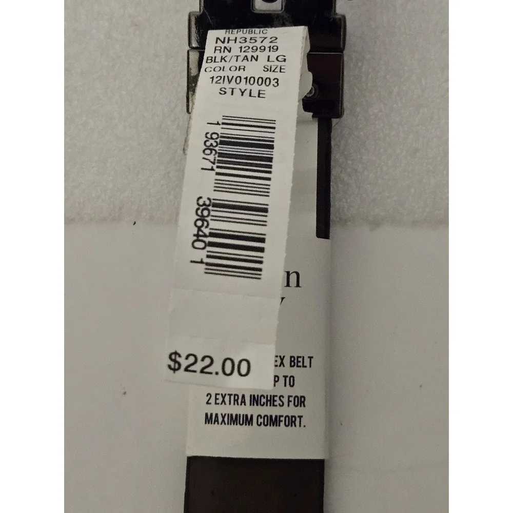 Crown & Ivy Kids Belt Motion Flex Size L Brown Black Reversible Boys